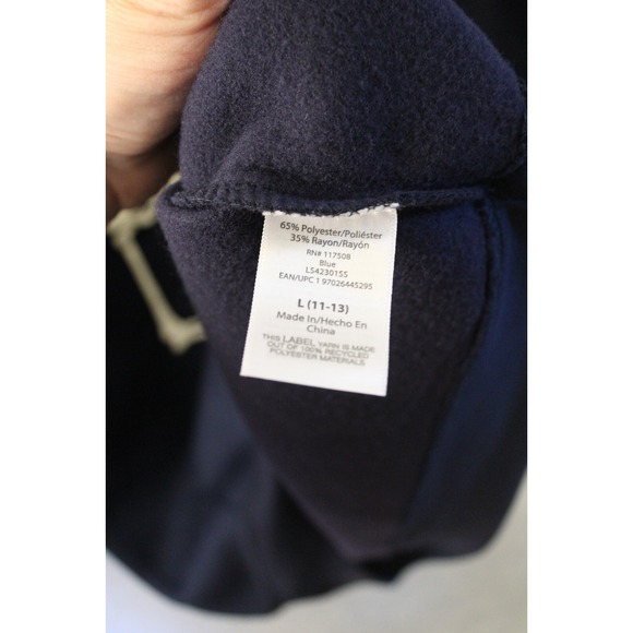 NEW Halloween LS Sweat Shirt Wound Up size Large Navy Crewneck Hexes on my Exes - Picture 7 of 16